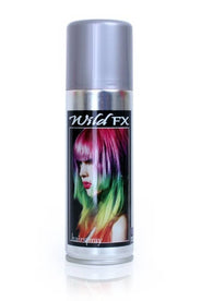 Laque argentée pour cheveux