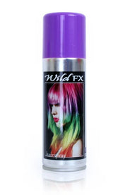 Laque violette pour cheveux