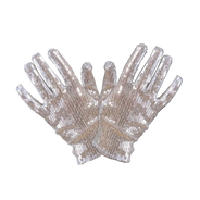 Gants argentés