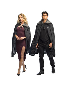 Cape Crimson zwart 113 cm vampier