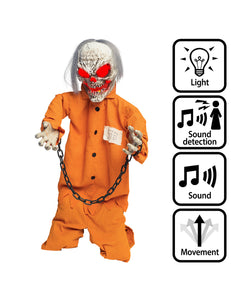 Staande decoratie Death prisoner 100 cm Halloween LED