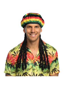 Muts Jamaica met Rasta haar dreads