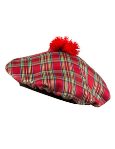 Boland Baret Mrs Tartan rood