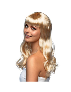 Boland Blonde pruik lang golvend haar Chique