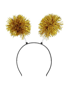 Boland Diadeem Pompoms goud