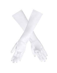 Boland Handschoenen elleboog Monte Carlo wit