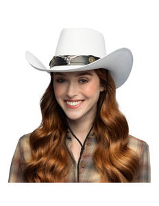 Boland Hoed cowboy Wyatt wit