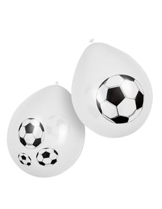 Boland Set 6 latex ballonnen Voetbal