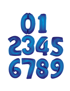 Funny Fashion Folieballon 102 cm blauw