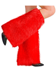 Widmann SRL Beenwarmers pluche rood Thijs