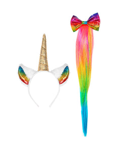 Widmann SRL Eenhoorn staart en diadeem