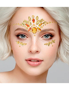 Widmann SRL Gezichtsdecoratie goud Mees