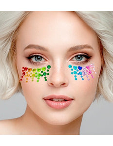 Widmann SRL Gezichtsdecoratie regenboog Lotje