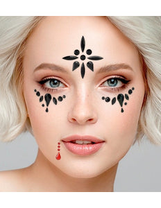 Widmann SRL Gezichtsdecoratie vampier Nora