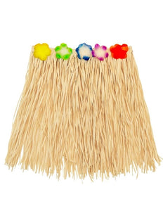 Widmann SRL Hawaiirokje naturel met bloemenriem 40cm Luuk