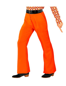 Widmann SRL Heren disco broek jaren 70 oranje