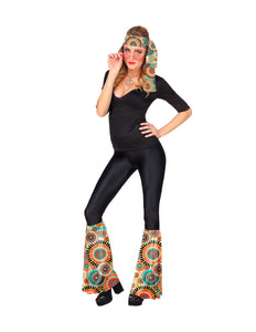 Widmann SRL Hippie verkleedset vintage unisex jaren-70