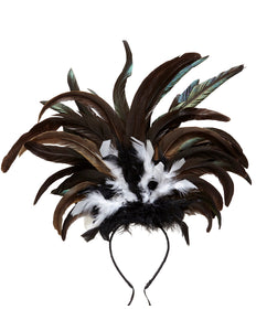 Widmann SRL Hoofdband Copa Cabana veren Zwart wit