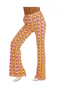 Widmann SRL Jaren 70 disco broek Groovy langspeelplaat