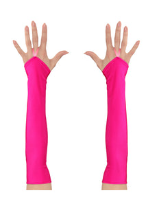 Widmann SRL Neon roze handschoenen