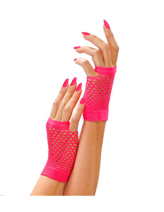 Widmann SRL Neon vingerhandschoenen roze