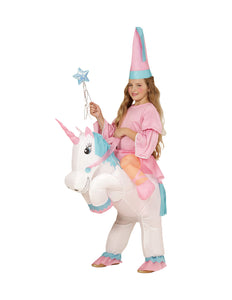 Widmann SRL Opblaasbare eenhoornpakjes voor kinderen
