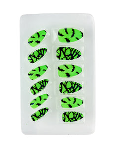 Widmann SRL Opplaknagels vleermuis neon