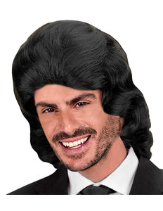 Widmann SRL pruik frankie zwart in doos