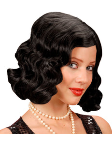 Widmann SRL pruik roaring 20s zwart