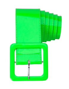Widmann SRL Riem vinyl neon groen