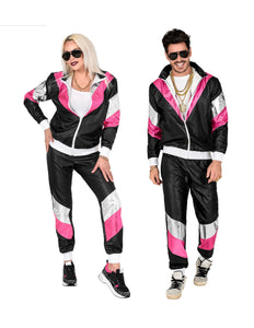 Widmann SRL Trainingspak zwart neon roze zilver