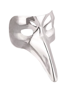 Widmann SRL Venetiaans snavel masker zilver