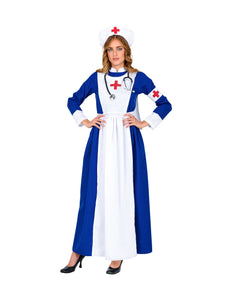 Widmann SRL Verpleegster jurk blauw
