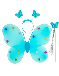 Widmann SRL Vlinder set blauw Noah