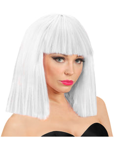 Widmann SRL Witte showgirl pruik