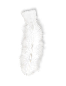 Widmann SRL zakje met 50 veertjes wit