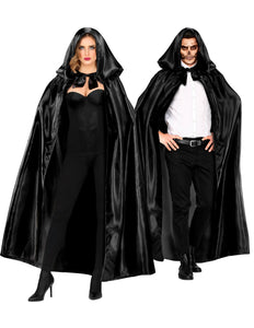 Widmann SRL Zwarte cape met capuchon