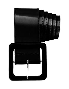 Widmann SRL Zwarte riem vinyl disco