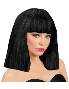 Widmann SRL Zwarte showgirl pruik