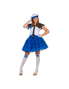 Funny Fashion Blauwe petticoat Noor dames