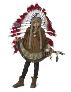 Funny Fashion Indianen pak poncho Moonlight kinderen
