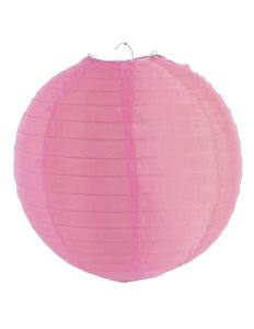 Funny Fashion Roze lampion nylon 50cm