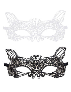 Funny Fashion Zwart kanten oogmasker Noha