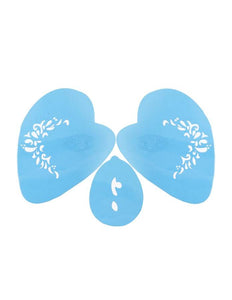 PartyXplosion Aqua schmink sjabloon fantasy prinses