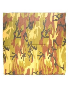 PartyXplosion Bandana camouflage groen 59 x 59 cm
