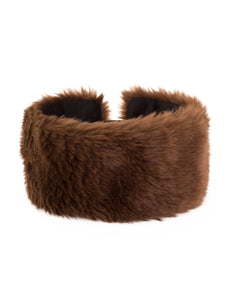 PartyXplosion Hoofdband pluche bruin