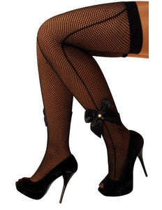 PartyXplosion Stay-up netpanty met strikje