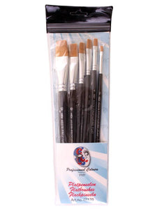 PXP Professional Colours PXP Penselen set plat model Flat profigrime