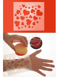 PXP Professional Colours Schmink sjabloon hartjes