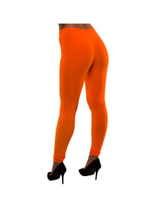 Wicked Costumes 80's Neon oranje legging Maud